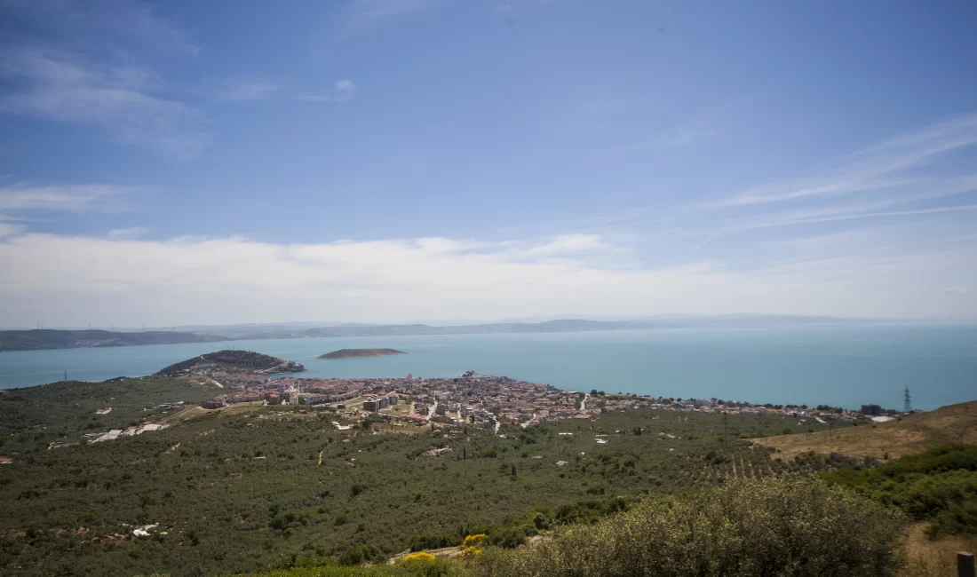 Ada, dalgaların birikmesi ile
