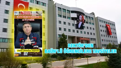 BAÜN Rektörü Prof. Dr. Yücel Oğurlu’dan Üniversite Öğrencilerine 10 Tavsiye